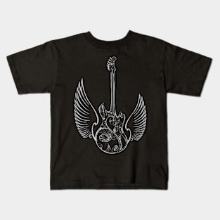 Love Music Guitar Wings Kids T-Shirt